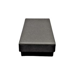 Ajándékdoboz, fekete, téglalap alakú (7,5x4,5x2,5 cm)