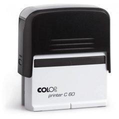 Bélyegzőtest Colop Printer C60 (76x37 mm) 8 soros, fekete