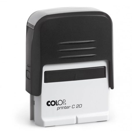Bélyegzőtest Colop Printer C20 (38x14 mm) 4 soros, fekete, GravírKirály
