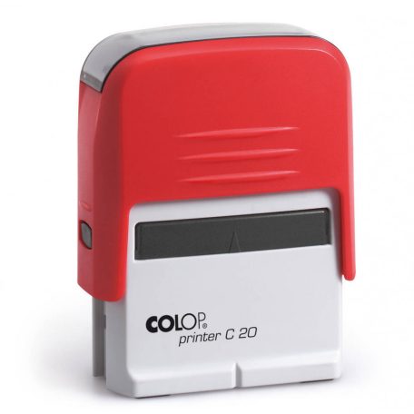 Bélyegzőtest Colop Printer C20 (38x14 mm) 4 soros, piros, GravírKirály