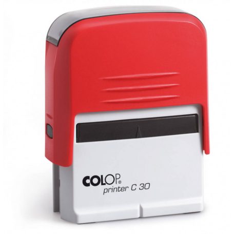 Bélyegzőtest Colop Printer C30 (47x18 mm) 5 soros, piros