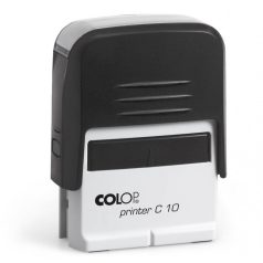 Bélyegzőtest Colop Printer C10 (27x10 mm) 3 soros, fekete, GravírKirály