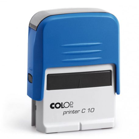 Bélyegzőtest Colop Printer C10 (27x10 mm) 3 soros, kék