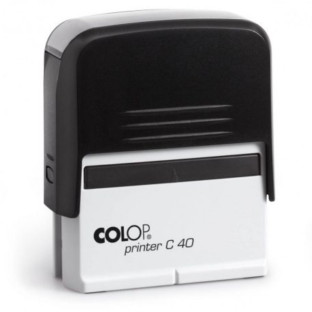 Bélyegzőtest Colop Printer C40 (59x23 mm) 6 soros, fekete, GravírKirály