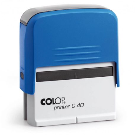 Bélyegzőtest Colop Printer C40 (59x23 mm) 6 soros, kék, GravírKirály