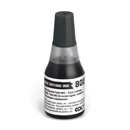 Bélyegzőfesték, 25 ml, N191, gyorsan száradó, fekete