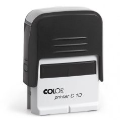 Bélyegzőtest Colop Printer C10 (27x10 mm) 3 soros, fekete, GravírKirály
