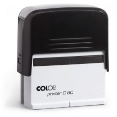   Bélyegzőtest, Colop Printer C60 (76x37 mm), 8 soros, fekete