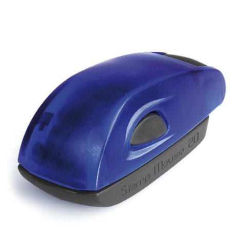 Bélyegzőtest, Colop Stamp Mouse 20 (38x14 mm), 4 soros, indigó