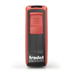 Bélyegzőtest, Trodat 9511 (38x14 mm), 4 soros, piros