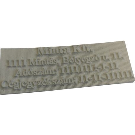 Bélyegző szöveglemez, GravírKirály
