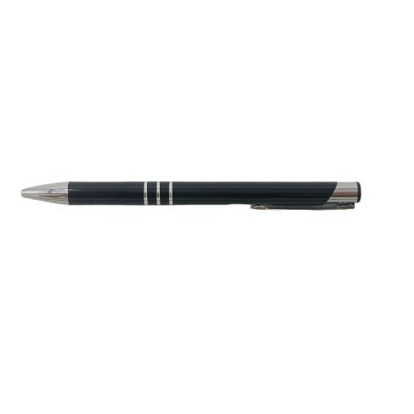 Gravírozható toll, festett, fém, fekete (1333903)