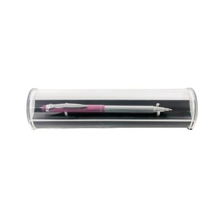 Gravírozható toll, Zebra, vékony, széthúzható, dobozos, rózsaszín