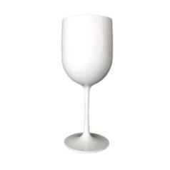   Gravírozható pohár, boros, polikarbonát, fehér, 470 ml (Blusmart)