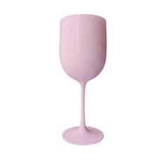   Gravírozható pohár, boros, polikarbonát, rózsaszín, 470 ml (Blusmart)