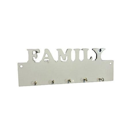Nyomtatható kulcstartó, fali, MDF (family)