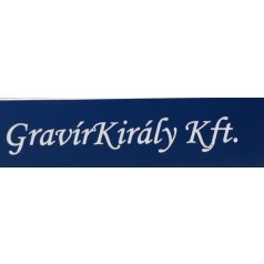 Gravírozott kétrétegű névtábla (0,8 mm kék-fehér)